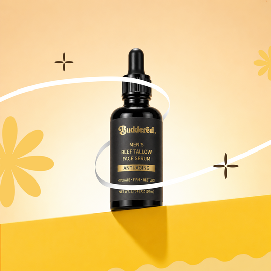 Buddered Beef Tallow Anti-Aging Face Serum for Men with Retinol