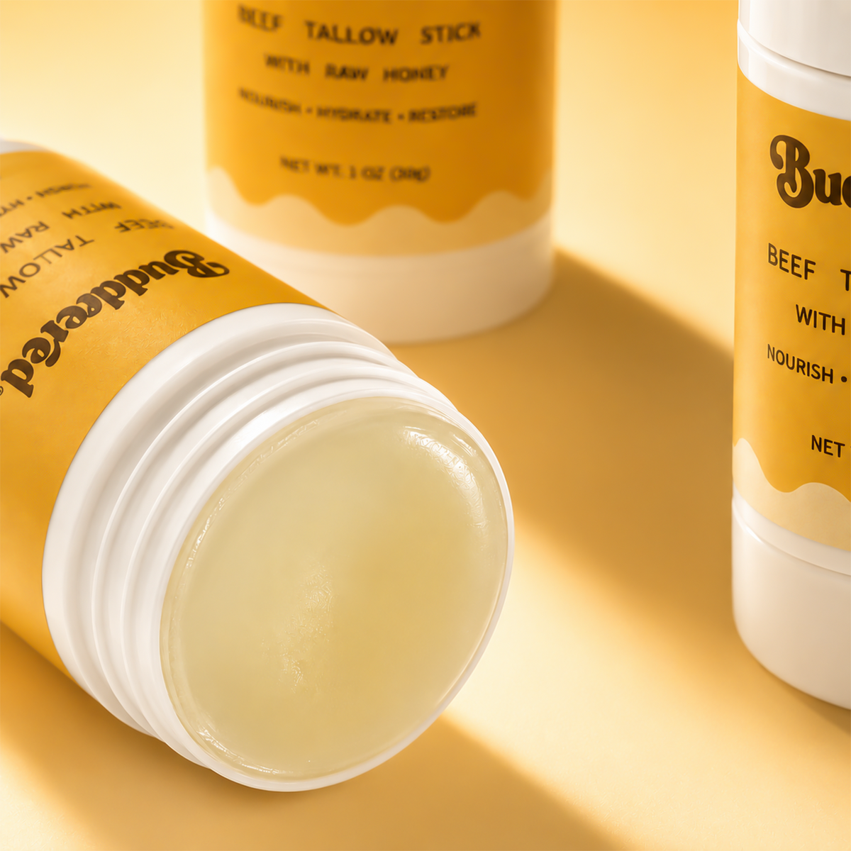 Buddered Beef Tallow & Honey Face Balm Stick
